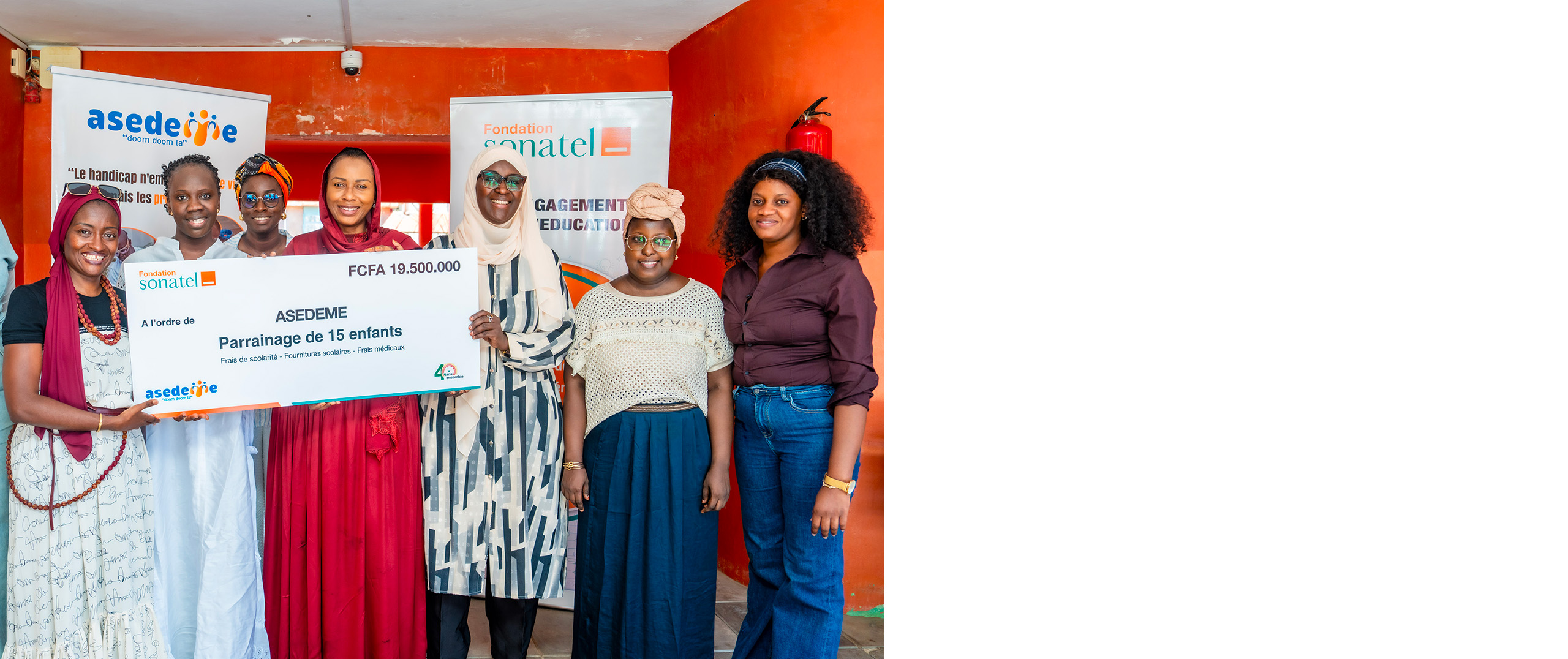 La Fondation Sonatel aux côtés de l’ASEDEME pour l’inclusion et l’égalité des chances