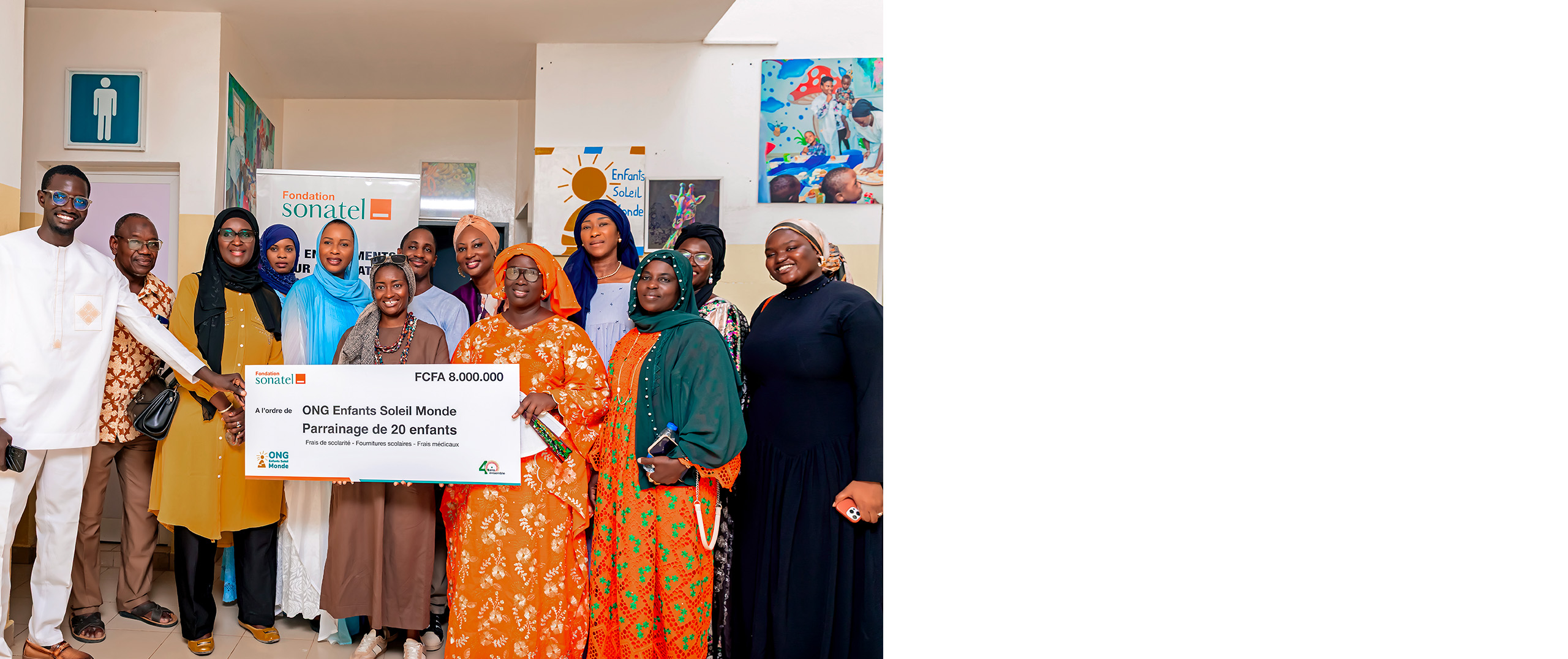 La Fondation Sonatel soutient l’ONG Enfants Soleil Monde pour promouvoir l’égalité des chances